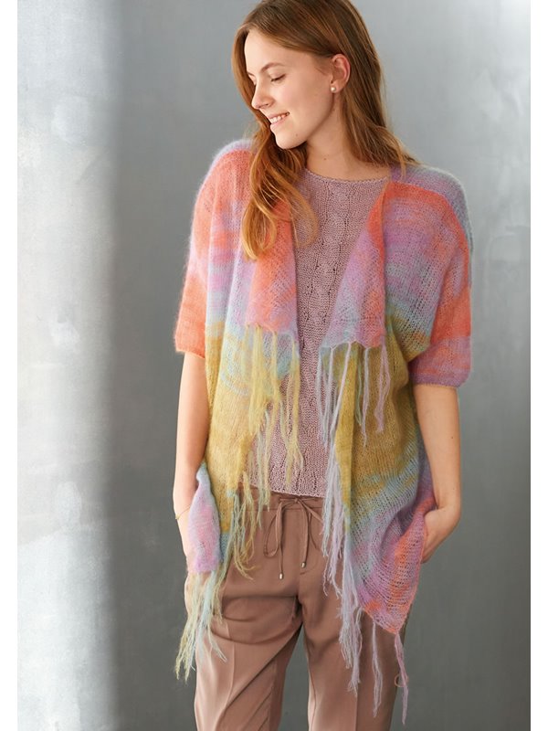 JACKE Silkhair Print von Lana Grossa