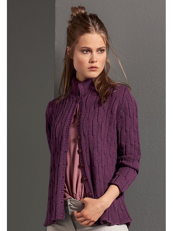 JACKE COOL WOOL Big Melange (GOTS) von Lana Grossa