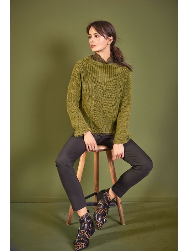 PULLOVER Cool Wool Big Melange von Lana Grossa