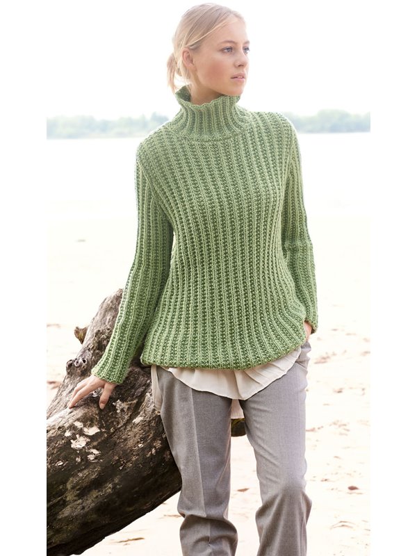 PULLOVER BINGO Melange (GOTS) von Lana Grossa