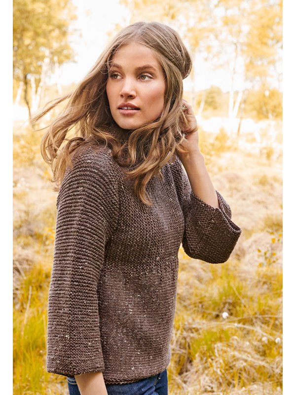 PULLOVER Slow Wool Canapa von Lana Grossa