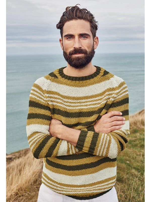 PULLOVER Solo Lino Melange von Lana Grossa
