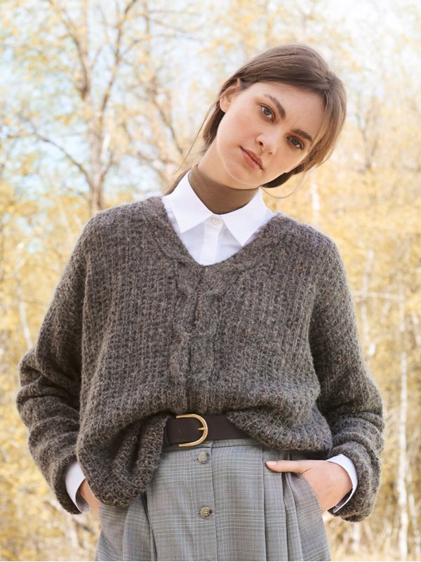 Lana Grossa PULLOVER Peru Tweed
