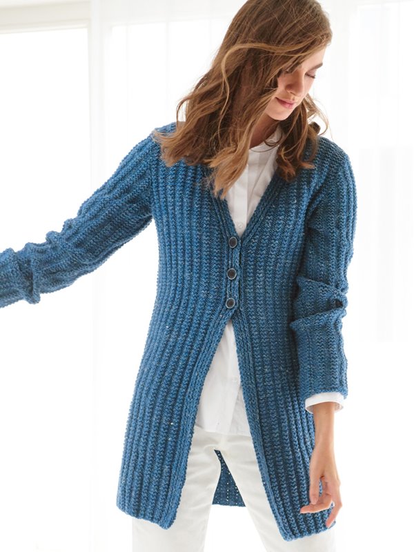 JACKE Slow Wool Canapa von Lana Grossa