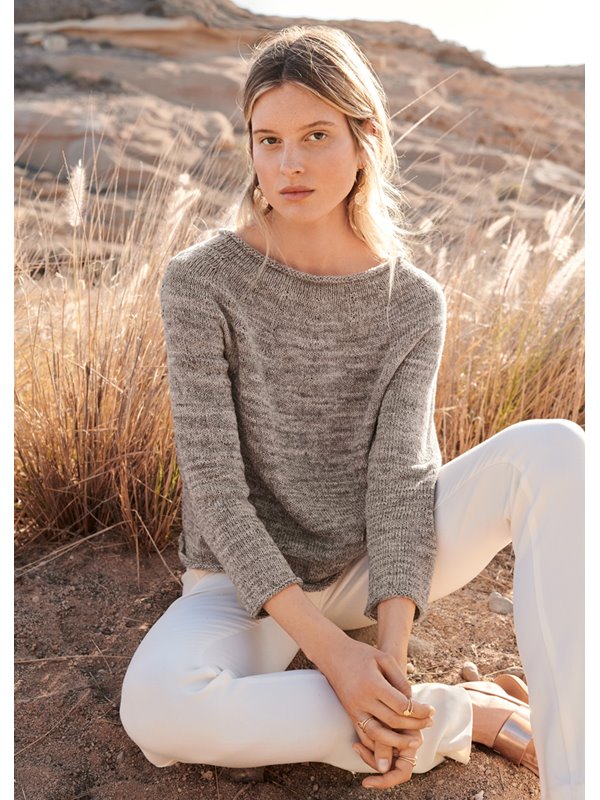 PULLOVER Landlust Sommerseide Mélange von Lana Grossa