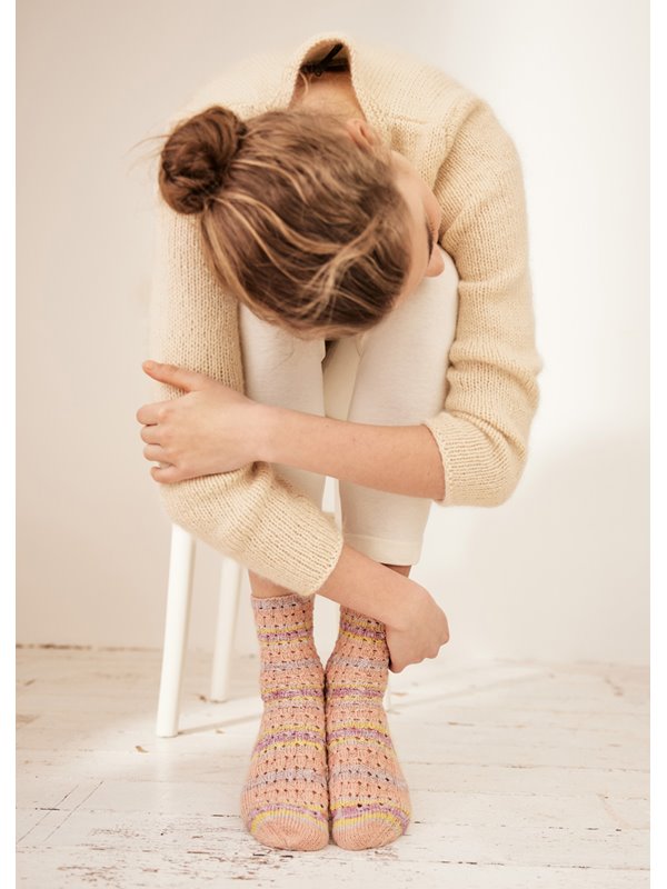 SOCKEN Meilenweit 100g Cotton Bamboo Sabbia von Lana Grossa