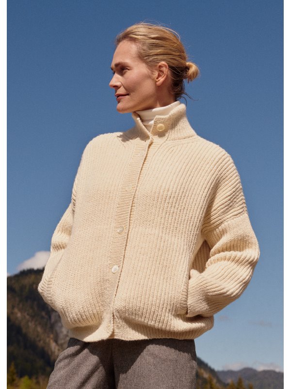 Lana Grossa CARDIGAN Alta Moda Alpaca