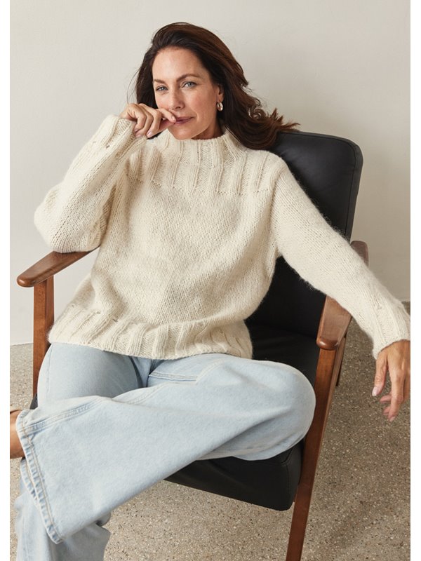 PULLOVER Brigitte No. 2 & Setasuri von Lana Grossa