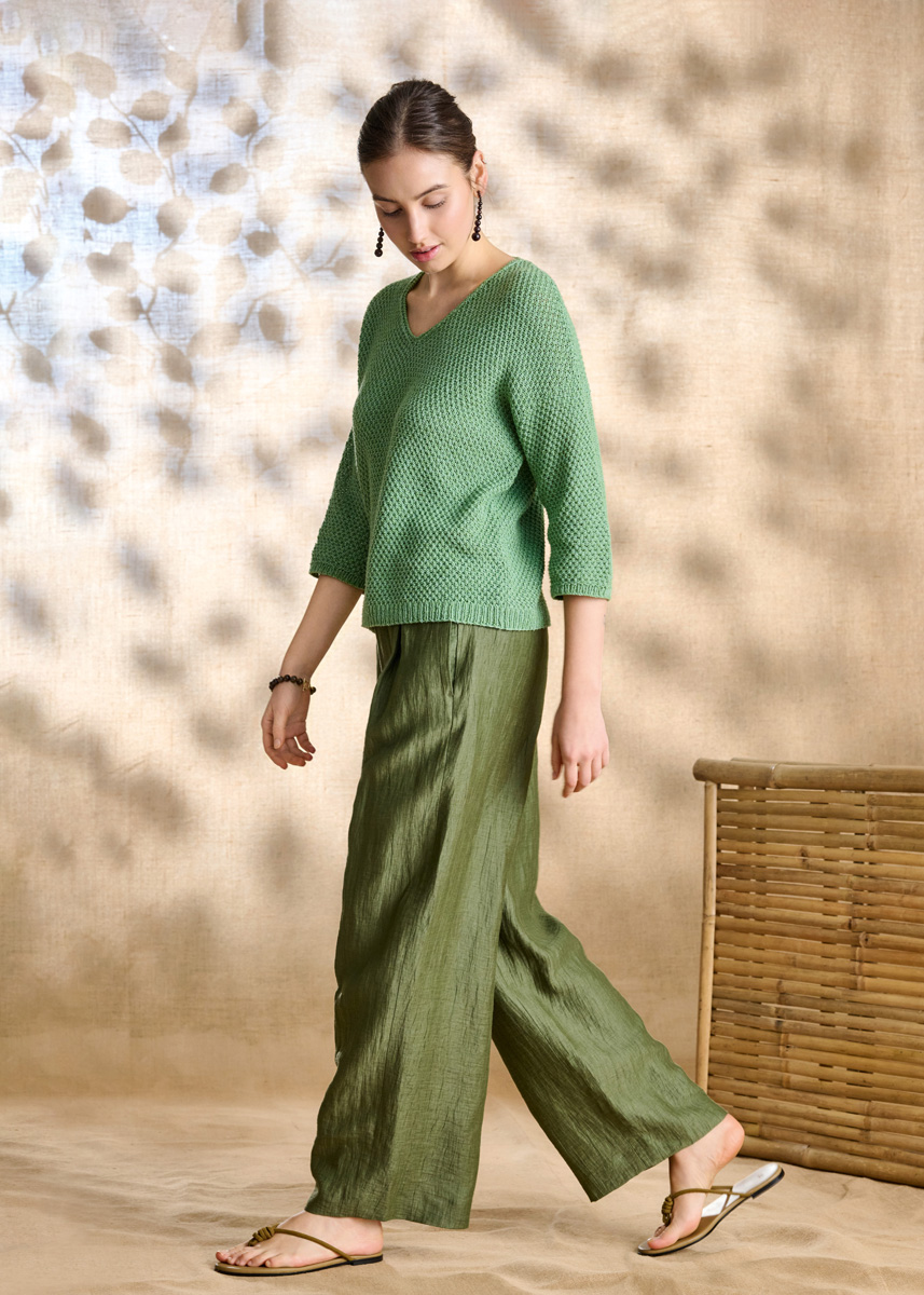 PULLOVER Landlust Sommerseide von Lana Grossa