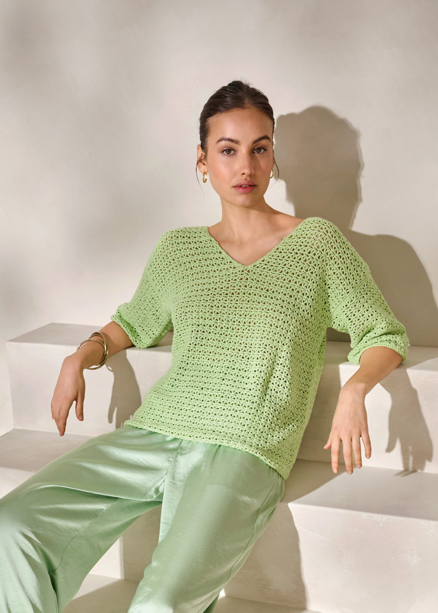 PULLOVER Landlust Sommerseide von Lana Grossa