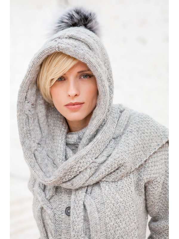 KAPUZENSCHAL Alta Moda Alpaca von Lana Grossa