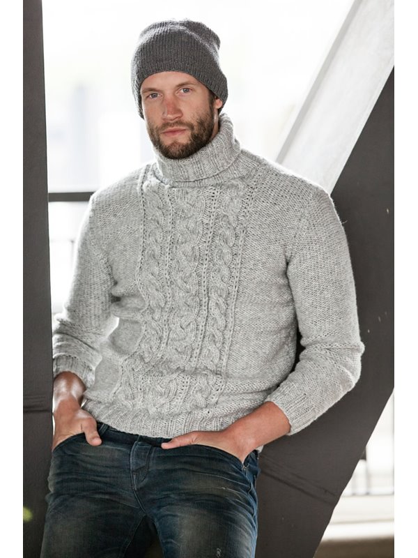 MÜTZE COOL WOOL Big Melange (GOTS) von Lana Grossa