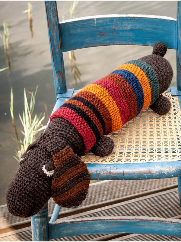 DACKEL IN FESTEN MASCHEN Alta Moda Alpaca von Lana Grossa