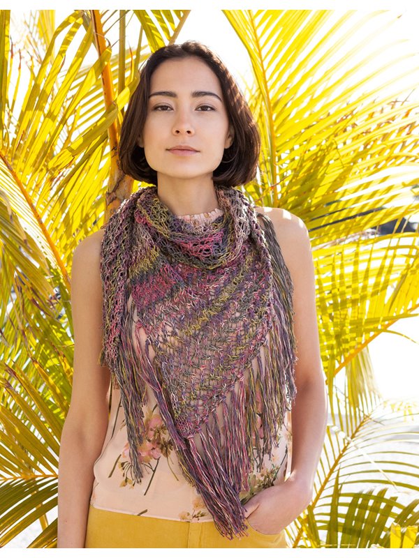 Lana Grossa DREIECKSTUCH IM ZACKENAJOURMUSTER A Mano