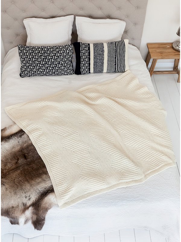 DECKE IM ZACKENMUSTER Alta Moda Cashmere 16 von Lana Grossa