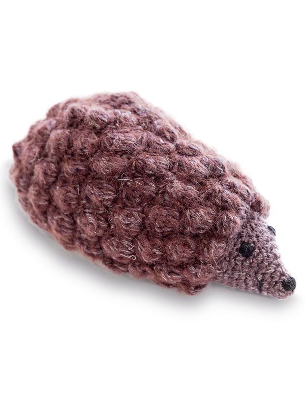 IGEL MIT NOPPENMUSTER UND FESTEN MASCHEN Slow Wool Canapa & Peloso von Lana Grossa
