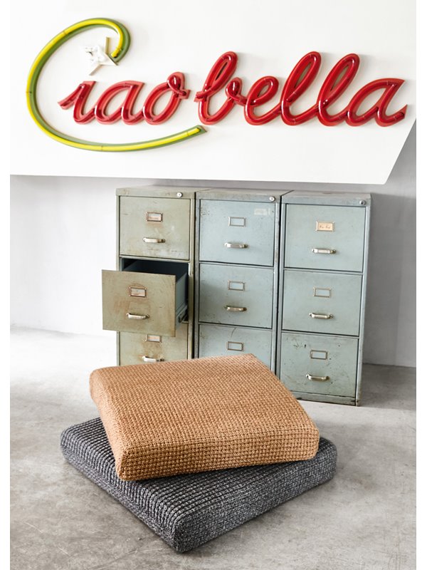 KISSENHÜLLE IM HEBEMASCHENMUSTER Lala Berlin Lovely Cotton von Lana Grossa