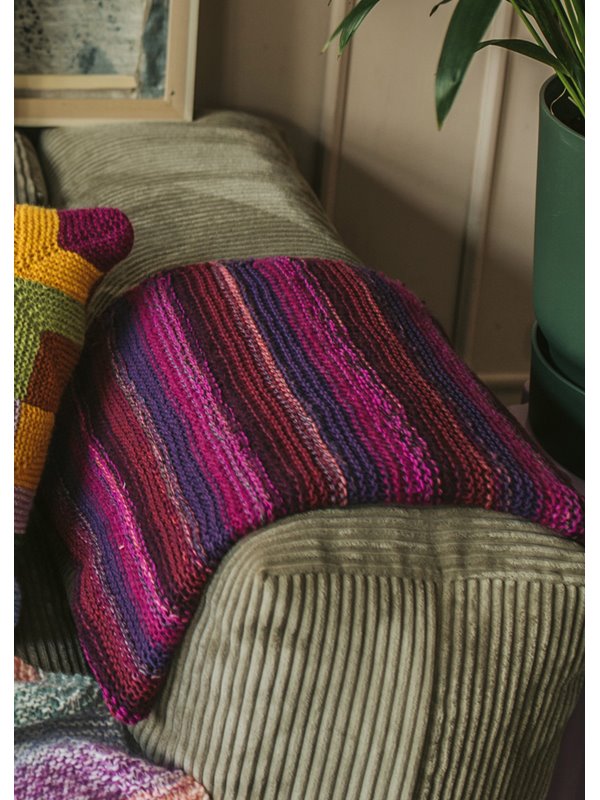 DECKE Brigitte No. 2, Cool Wool Big, Colorissimo & Bingo Mélange von Lana Grossa