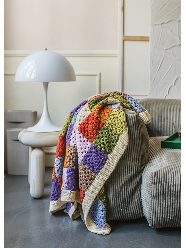 GRANNY-DECKE Ecopuno von Lana Grossa