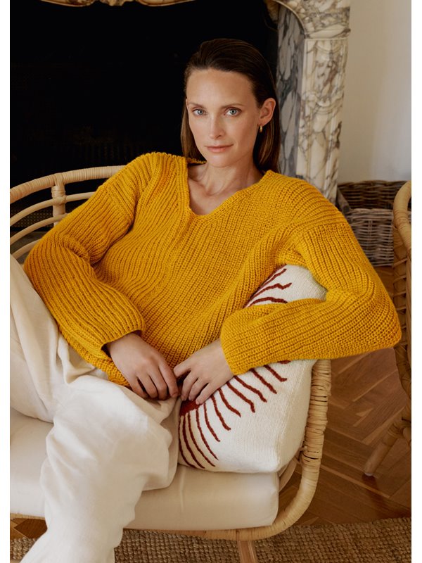 V-PULLI Landlust Alpaka Merino 160 von Lana Grossa