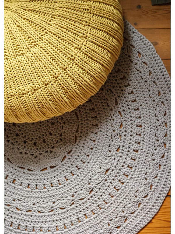 RUNDER HÄKELTEPPICH The Tube von Lana Grossa