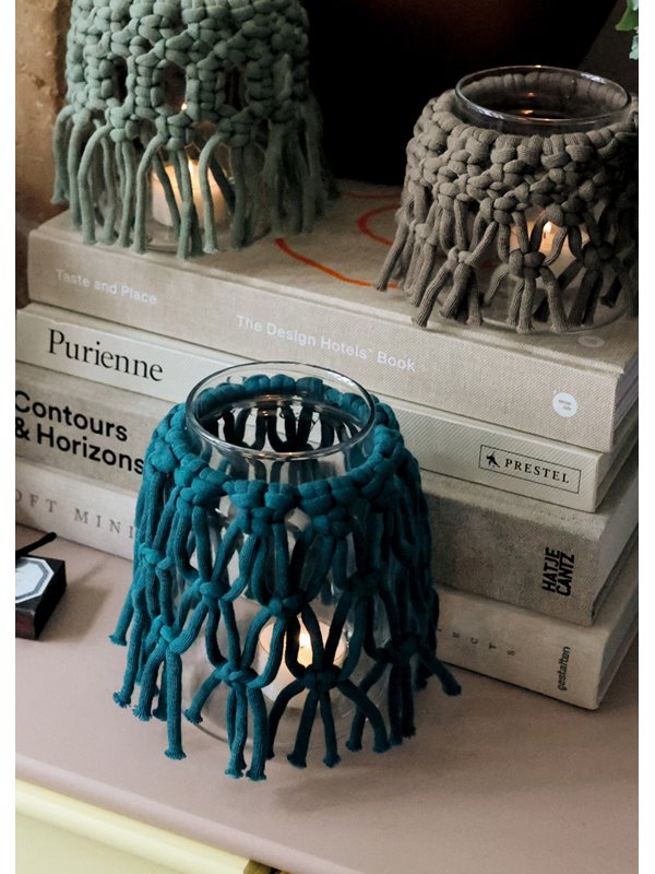 Lana Grossa HUSSEN FÜR TEELICHTER IN MAKRAMEE-TECHNIK The Tube