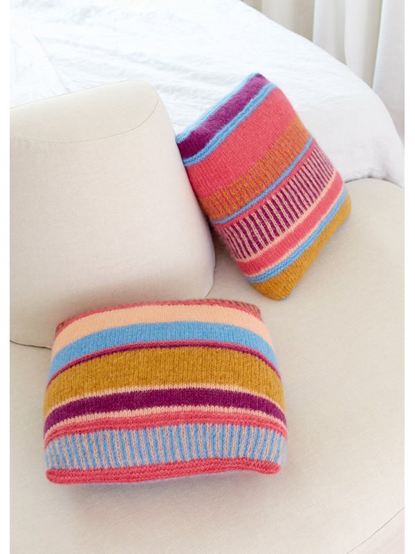 ZWEI KISSENHÜLLEN Alpaca Air II von Lana Grossa