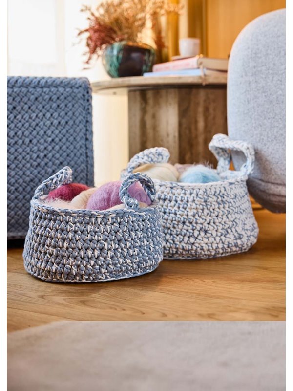 HENKELKORB IN HALBEN STÄBCHEN The Tube & The Tube Fine von Lana Grossa