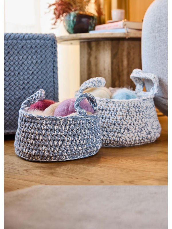 HENKELKORB IN HALBEN STÄBCHEN The Tube & The Tube Fine von Lana Grossa