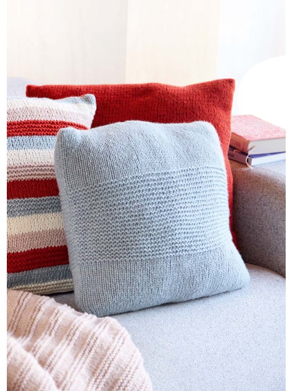KISSENHÜLLE GLATT RECHTS MIT KRAUS RECHTS Alta Moda Cashmere 16 von Lana Grossa