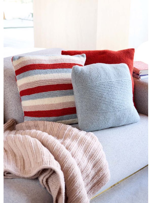 KISSENHÜLLE GLATT RECHTS MIT KRAUS RECHTS Alta Moda Cashmere 16 von Lana Grossa