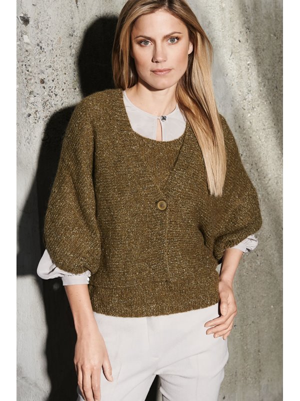 QUERGESTRICKTE KURZJACKE Garzato Nuovo von Lana Grossa