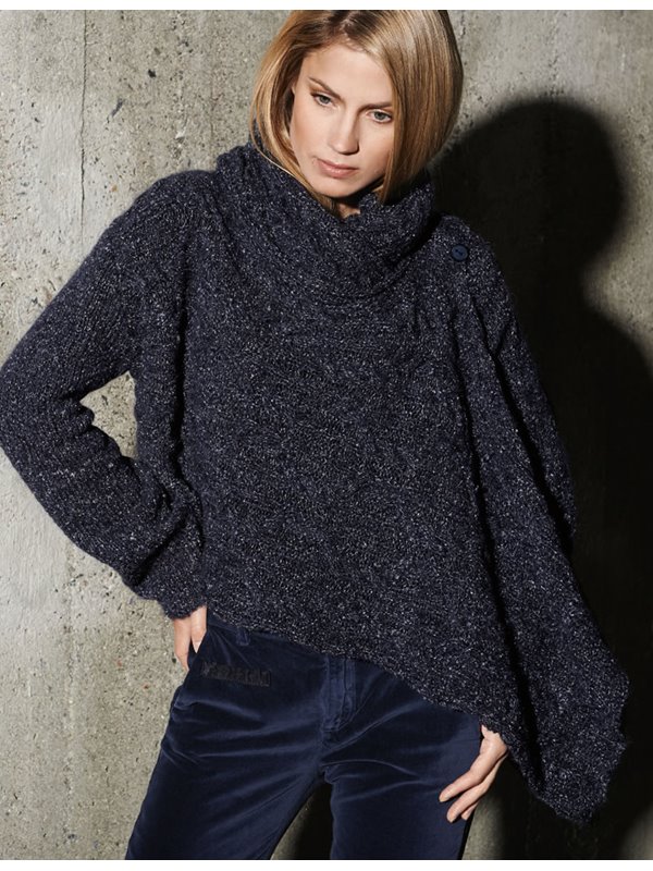 WICKELJACKE IM ZOPFRIPPENMUSTER Garzato Nuovo von Lana Grossa