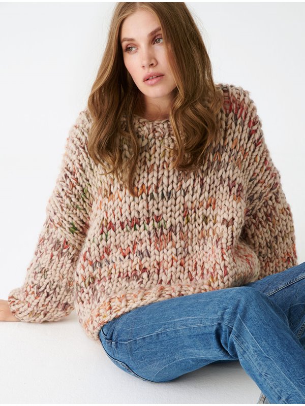 PULLI GLATT RECHTS Weekend Color von Lana Grossa