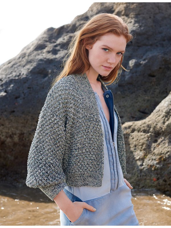JACKE IM RÖSCHENMUSTER About Berlin Sparkly von Lana Grossa