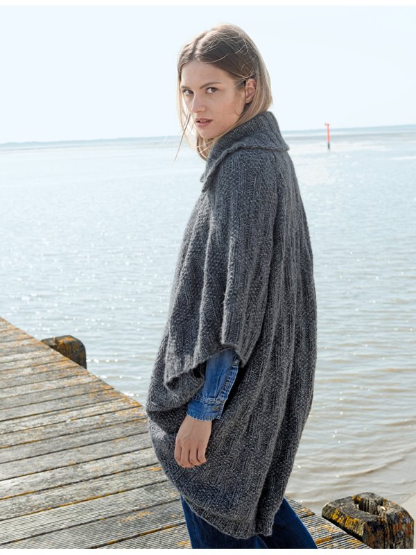 JACKE IM PERLSTRUKTURMUSTER Lala Berlin Shiny von Lana Grossa