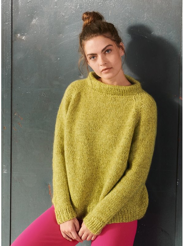 Lana Grossa RAGLANPULLI GLATT RECHTS Brigitte No. 2/Silkhair