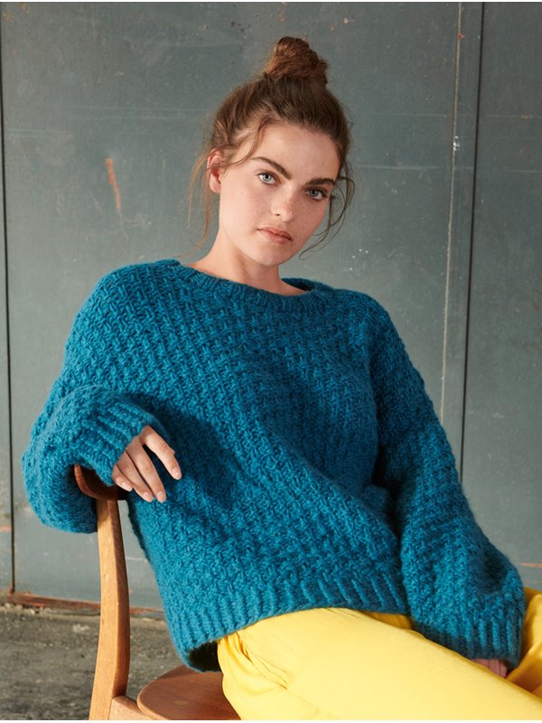 PULLI IM STRUKTURMUSTER Lala Berlin Lovely Cashmere von Lana Grossa