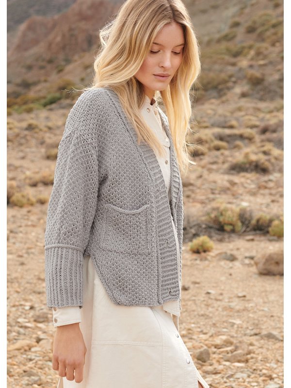 CARDIGAN IM STRUKTURMUSTER Fourseason von Lana Grossa