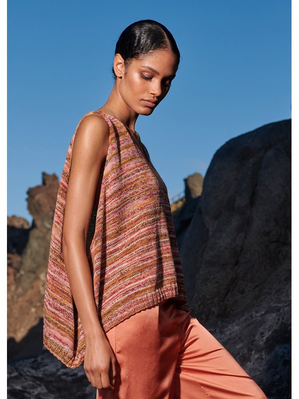 Lana Grossa ZIPFELTOP GLATT RECHTS Pappagallo