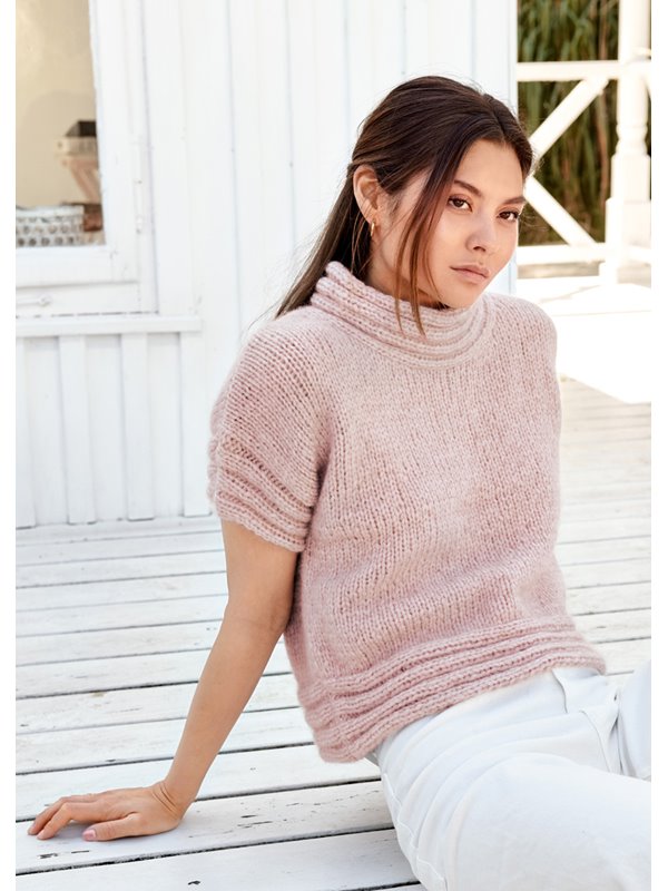 KIMONOPULLI GLATT RECHTS Lala Berlin Lovely Cashmere von Lana Grossa