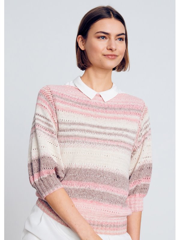 Lana Grossa PULLI MIT LOCHMUSTER Aruba