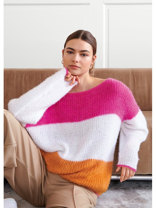 PULLI IM HALBPATENTMUSTER Per Fortuna von Lana Grossa