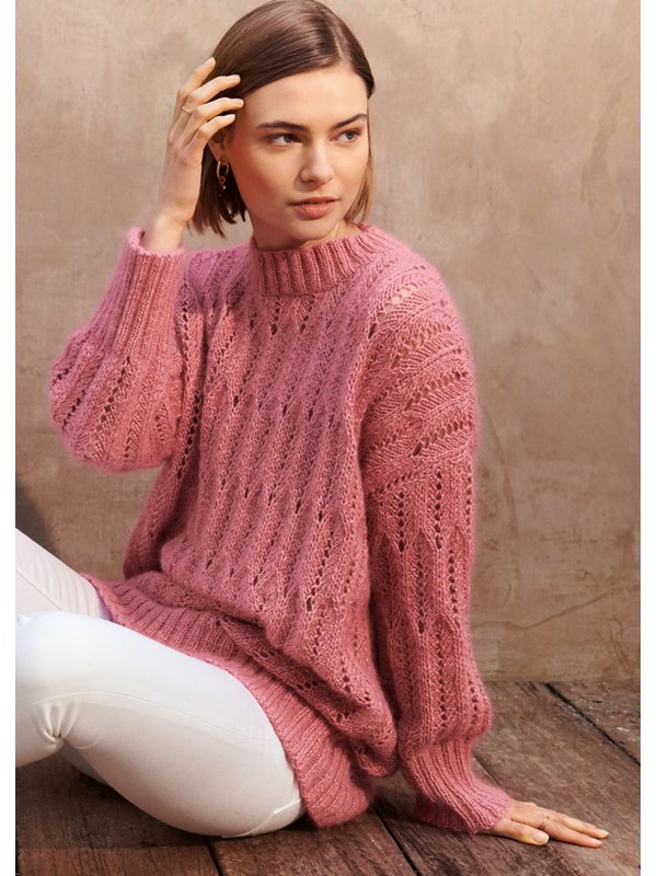 PULLI IM AJOURMUSTER Linarte & Silkhair von Lana Grossa