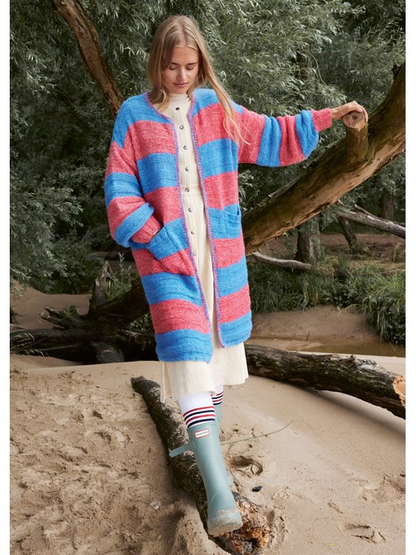 Lana Grossa LONGCARDIGAN Ecopuno & Setasuri