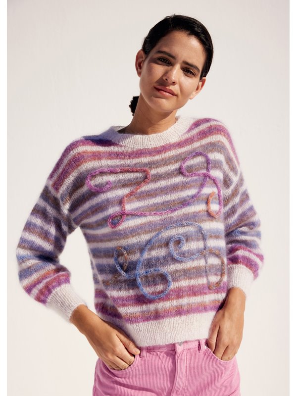 PULLOVER Silkhair & Silkhair Print von Lana Grossa