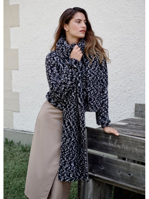 ROLLKRAGENPULLOVER MIT ZIPPER Lala Berlin Buffy von Lana Grossa