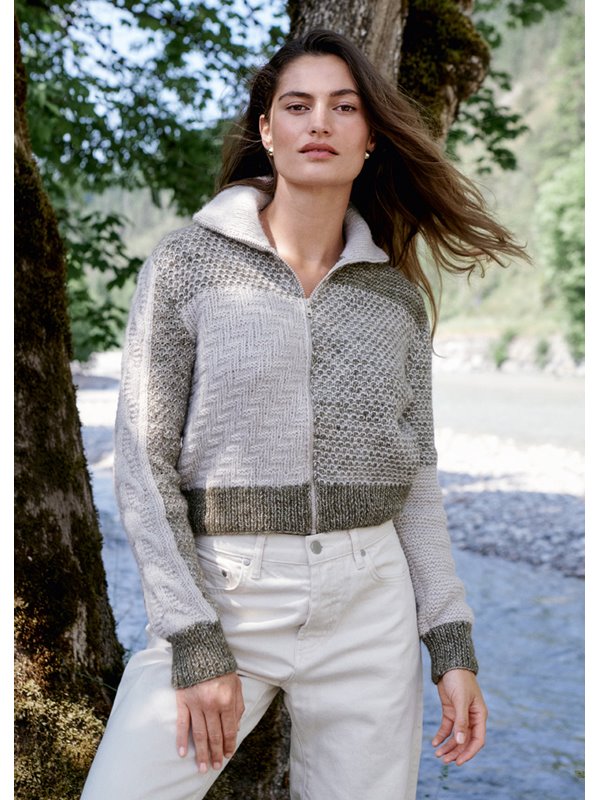 JACKE Natural Alpaca Pelo von Lana Grossa