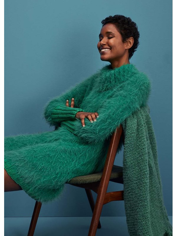 KLEID GLATT RECHTS Basta & Cool Merino Big von Lana Grossa