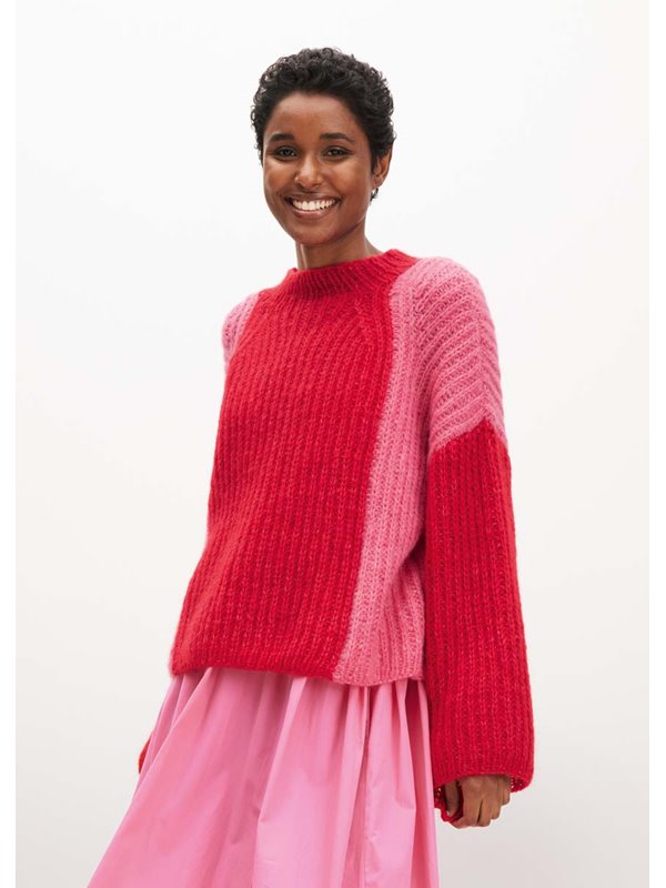 PULLOVER IM HALBPATENTMUSTER Alpaca Air II von Lana Grossa